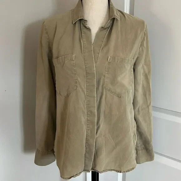 トップス STONE  button down shirt Anthropologie | Tops | Anthropologie Cloth Stone Button Down Shirt